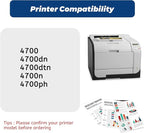 642A Black Toner Cartridge,Compatible for HP 642 A CB400A for HP Color Laserjet CP4005 Series CP4005DN CP4005N Printer, ( 1 Pack ,Up to 7,500 Pages )