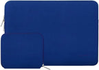 MOSISO Laptop Case 13.3 inch, 13-13.3 inch Laptop Sleeve Bag Compatible with MacBook Air/Pro 13 / Pro 14, HP Dell ASUS Lenovo Notebook, Neoprene Computer Sleeve Bag with Small Case, Royal Blue
