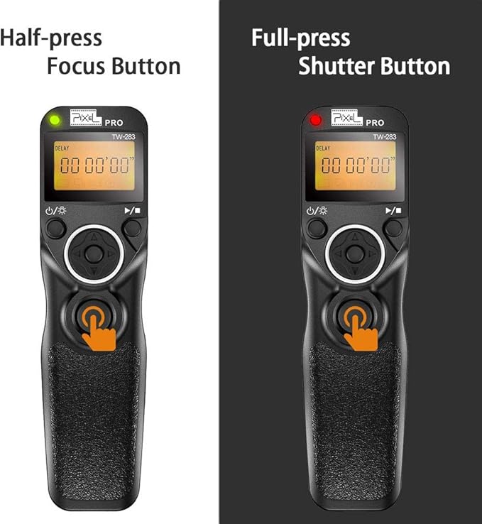 Pixel TW-283 E3 Wireless Shutter Release Remote Control for Canon EOS R 800D 760D 750D 700D 650D 600D 1300D 1200D 1100D 1000D 550D 500D 450D 400D 350D 300D 100D 60D 70D 80D 90D