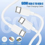 iPhone 15 Pro Charger Fast Charging, 2Pack 20W PD USB C Wall Charger Type C Block with USB C to C Fast Charging Cable Cord Compatible with Apple iPhone 15/15 Pro/15 Pro Max/15 Plus, iPad Pro/Air/Mini