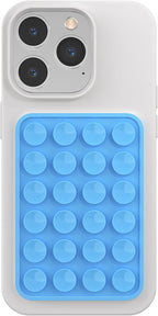 Silicone Phone Sticky Grip, Suction Phone Case Mount for iPhone and Android, Hands-Free Sticky Cell Phone Grip, Mobile Fidget Mirror Holder for Selfies and Videos