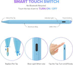 Stylus Pen for iPad with Palm Rejection, Active Pencil Compatible with (2018-2025) Apple iPad Pro (11"/12.9"/M4),iPad Air 3/4/5/M2/M3,iPad 6/7/8/9/10/11,iPad Mini 5/6 Gen(Blue)
