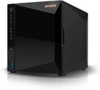Asustor Drivestor 4 Pro Gen2 AS3304T v2, 4 Bay NAS, 1.7GHz Quad-Core, 2.5GbE Port, 2GB RAM DDR4, Best Value for Home Media Server, Network Attached Storage(Diskless)