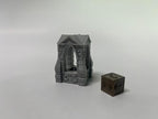 Paintable Tabletop Miniature Little Town Building Terrains Compatible with RPG War Games - 18mm Scale Dioramas Building Set Scenery with Medieval Architecture Style by HAUTICO (HVillageHouses4-1)