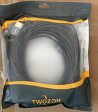 Twozoh Slim 4K HDMI Cable 6.6FT 10 Pack, Ultra Thin & Flexible Skinny HDMI to HDMI 2.0 Cord Support 4K/60HZ 18gbps Laptop, Monitor, PS5, PS4, Xbox One, Fire TV