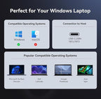 TobenONE USB-C Docking Station 3 Monitors & Dual Monitor,Laptop Dock Stand with 100W GaN III Charger, 2.5Gbps Ethernet,2 HDMI & DP (Single 4K@120Hz), 6 USB Ports for Dell/Hp/Lenovo