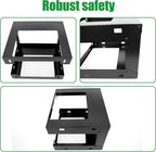 15U Wall Mount Open Frame 19 Inch Server Equipment Rack Wall Mountable Heavy Duty Design - Holds All Networking & AV Gear - Open Frame Includes 2 1U 12in Vented Shelves & Mounting screws(WALL RACK15U)