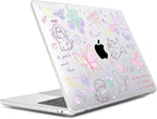 for 2025 2024 2023 2022 MacBook Air 13 inch Case M4 A3240 M3 A3113 M2 A2681 with Touch ID& 13.6" Liquid Retina Display, Plastic Hard Shell&Keyboard Cover&Screen Film&Webcam Cover, Cute Puppy