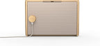 Bang & Olufsen Beosound Level Portable Wi-Fi Multiroom Speaker, Gold Tone/Light Oak