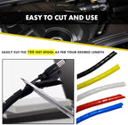 Kable Kontrol Vortex Spiral Cable Wrap - 1” Inch 100’ Feet Long - Hose Protector Flexible Polyethylene Wire Conduit Tubing Cable Sleeve Cord Cover to Organize Wires – Black