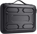 DOMISO 14 inch Laptop Sleeve with Handle Shockproof Computer Bag Waterproof EVA Protective Carrying Case for 14" ThinkPad E480/Yoga 920/13.5" Microsoft Surface Book/HP Pavilion 14 Stream 14, Black