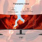 SANSUI Monitor 24 Inch 100Hz PC Monitor, HDMI VGA Ports VESA Mount, FHD Computer Monitor Ultra-Slim Ergonomic Tilt Eye Care for Home Office (ES-24F2, HDMI Cable Included)