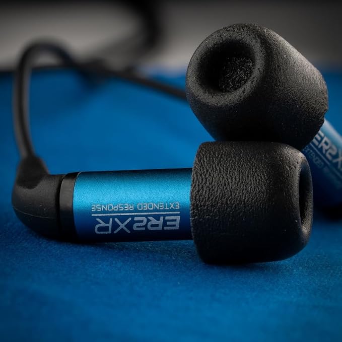 Comply 100 Core Series | Memory Foam Replacement IEM Ear Tips for Etymotic, Westone, Klipsch & More | Superior Noise Isolation, Ultimate Comfort, Secure Fit | Black, Large (3 Pairs)