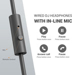 OneOdio Wired Over Ear Headphones Studio Monitor & Mixing DJ Stereo Headsets with 50mm Neodymium Drivers and 1/4 to 3.5mm Jack for AMP Computer Recording Podcast Keyboard Guitar Laptop - Grey