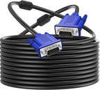 PASOW VGA to VGA Monitor Cable HD15 Male to Male for TV Computer Projector (40 Feet)