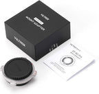 VILTROX EF-M2 Pro Lens Mount Adapter Auto Focus 0.71x Reducer Speed Booster with Security Lock Compatible with Canon EF Mount Lens to M4/3 Camera GH4 GH5 GH5S GF6 GX85 GX7 Olympus E-M5 E-M10 E-PL5