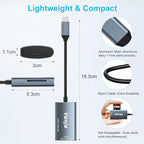 Vanja USB C SD 4.0 Card Reader, UHS-II Camera Memory Card Reader - SD, SDXC, SDHC, MMC, RS-MMC, Micro SD, Micro SDXC, Micro SDHC, UHS-II & I Cards Adapter