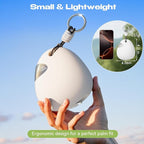 Vivilumens Portable Charger Power Bank 10000 mAh 65CM Fast-Charging Retractable Cable Outdoor Wearable Battery Pack USB-C Lightning for iPhone Smart LED Display for Hiking Camping Backpacking