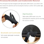 Drawing Glove, 3-Layer Palm Rejection Digital Art Glove for Graphic Tablet, Artist Gloves with Two Fingers for iPad, Paper Sketching, Smudge Guard (2 PCS, Lager)