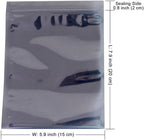 50Pcs Antistatic Resealable Bag 15X20cm/5.9X7.9inch, Premium Anti Static Bag for SSD HDD and Other Electronic Devices