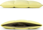 Comfyable Puffy Laptop Sleeve 13 Inch 14 Inch, Quilted Puffer Laptop Carrying Case, Pillow Case Compatible with MacBook Air M4 2025 M3 M2 M1, MacBook Pro M4 Pro/Max, Yellow