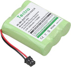 Tectra 2-Pack BT-905 Cordless Phone Battery for Uniden BT905 BT-800 BT-1006 BBTY-0444001 BBTY-0449001 Panasonic P-P501 P-P508 AT&T 200 24032 Cordless Telephones