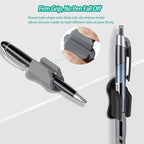 Adhesive Pen Holder for Wall Pencil Holder for Desk Organizer, 6Pack Silicone Pen Holders for Clipboard, Marker Holder Sticky Pen Holder for Desk, Office Teacher Supplies Stylus Holder (6 black)