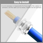 NPT 1" Stainless Steel Waterproof Cable Gland IP68 Waterproof Cable Gland Adjustable 18-25mm Cable Gland Protectors