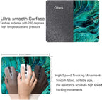 Mouse Pad, Green Marble Mouse Pad, Square Washable Cloth Personalized Mouse Mat with Design, Gaming Office Home Non-Slip Rubber Base Computer Mousepad