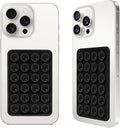 2PCS Silicone Suction Phone Case Mount, Non Slip Suction Cup, Hands-Free Phone Accessories Holder for Selfies and Videos, Silicone Adhesive Stand Sticky for Cell Phone Inkiness