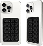 2PCS Silicone Suction Phone Case Mount, Non Slip Suction Cup, Hands-Free Phone Accessories Holder for Selfies and Videos, Silicone Adhesive Stand Sticky for Cell Phone Inkiness