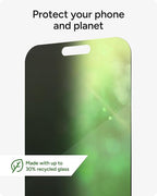 ZAGG InvisibleShield Glass Elite Privacy iPhone 15 Screen Protector - 5X Stronger with Reinforced Edges, 2-Way Privacy Filter, Scratch & Smudge-Resistant Surface, Easy to Install