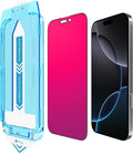 EGKimBa for iPhone 16 Plus Privacy Screen Protector, Gradient Color, Bubble Free, Easy Installation, Auto Dust-Elimination, Anti Blue Light