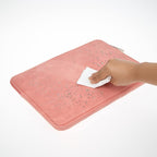 RAINYEAR 13 Inch Laptop Sleeve PU Suede Leather Case Water Resistant Cover Carrying Bag Compatible with 13.3" MacBook Air/Pro A3113 A3240 A2338 A2681 A2337 A2159 A2179 A2251 A2289(Coral)