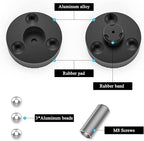 Audiocrast 4X HiFi Speaker Spikes 40×23mm Speaker Stand Feet Pads HiFi Shock Absorber Feet Aluminum Isolation Feet for Audio Speaker Subwoofer CD DVD Amplifier Turntable DAC