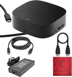 Docking Station for Laptop Dual Monitor and Charging, 5TW10AA / 5TW10UT / 5TW10AA#ABB USB-C G5 Dock with 120W + HDMI Cable + DisplayPort Cable