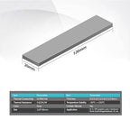 Maxtor Thermal Pad 14.8 W/mK, 120x20x3.0mm(3 pcs) Silicone Thermal Pads Non Conductive Heatsink Cooling Pad, Highly Efficient Heat Resistant Soft Pad for Laptop Heatsink/SSD/CPU/IC/LED Cooler