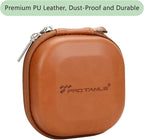 Andoer Camera Filters Case Bags for Filters Up to 82mm, 5 Pockets PU Leather DustProof Filter Hard Storage Case for UV CPL ND Graduated Neutral Density Filters
