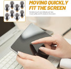 Stylus Tips, 8pcs Mesh Fiber Tips for Touch Screen Devices, High Sensitivity, Soft, no Scratch - Drawing Stylus Accessory