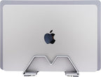 Adjustable Dual Vertical Laptop Stand - Supports 2 Devices Holder, Fit for All Laptops(10-30mm Thickness) - Fashion Design, Adjustable Width, Anti-Slip & Scratch-Resistant, Patented Design