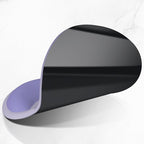 ITNRSIIET Ergonomic Mouse Pad with Comfort Gel Wrist Rest, Non-Slip PU Base, Smooth Textured Surface, Reduces Hand Fatigue & Wrist Pain, 8.7 x 7.2 Inch for Office Gaming Home, Purple Gradient