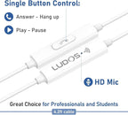LUDOS Ultra USB C Headphones for iPhone 16 15 Pro Max Plus iPad Pro, 5 Years Warranty, Magnetic USB-C Earbuds for Samsung Galaxy S24 S23 Ultra S22 S21 FE S20 A55 A54 A53, USB Type C Earphones - White