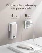 VEGER Portable Charger for iPhone with Built in Cables and Wall Plug, 10000mah Slim Fast Charging USB C Power Bank, Travel Essential Battery Pack Compatible with iPhone, iPad, Samsung etc(Coffee)