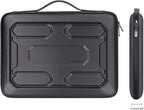 DOMISO 17 inch Laptop Sleeve with Handle Shockproof Computer Bag Waterproof EVA Protective Carrying Case for 17.3" MSI GS73VR Stealth Pro/HP Envy 17/LG Gram 17"/ROG Strix GL702VS, Black