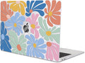 for MacBook Pro 13 inch Case 2022 2021 2020-2016 A2338 M2/M1 A2251 A2289 A2159 A1989 A1706 with Touch ID, Plastic Hard Shell Case Keyboard Skin Screen Film Webcam Cover, Colorful Flowers