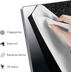 KEANBOLL 2-Pack 15.6 inch Laptop Microfiber Liner Cleaning Cloth, Laptop Keyboard Protector, Cleaning Screen Dust, Compatible with All 15.6"-16" Laptop