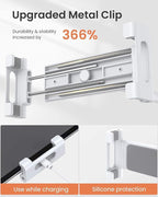 LISEN Tablet Stand Tablet Holder, Adjustable iPad Stands for Desk, Stand for iPad Thick Case Friendly iPad Stand Holder Compatible with(4.7-13") Tablets, Phones