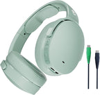 Skullcandy Hesh ANC Over-Ear Noise Cancelling Wireless Headphones with Charging Cable, 22 Hr Battery, Microphone, Works with iPhone Android and Bluetooth Devices - Preppy Sage