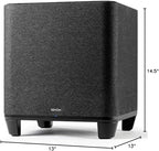 Denon Home Subwoofer – Deep, Powerful Bass, 8" Bass-Reflex Woofer, Wireless Streaming, Pair Home 150/250/350 Speakers & Sound Bar, Multi-Room Support, Black