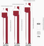 C-Shaped Clip Finger Phone Grip, Sinjimoru Silicone Cell Phone Strap for Phone Case with Clip as Phone Loop Holder for iPhone Case & Samsung Phone. Sinji Loop Clip Wine Red 200